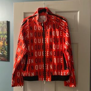 Ulana Zip Sleeve Jacket - Queen Red